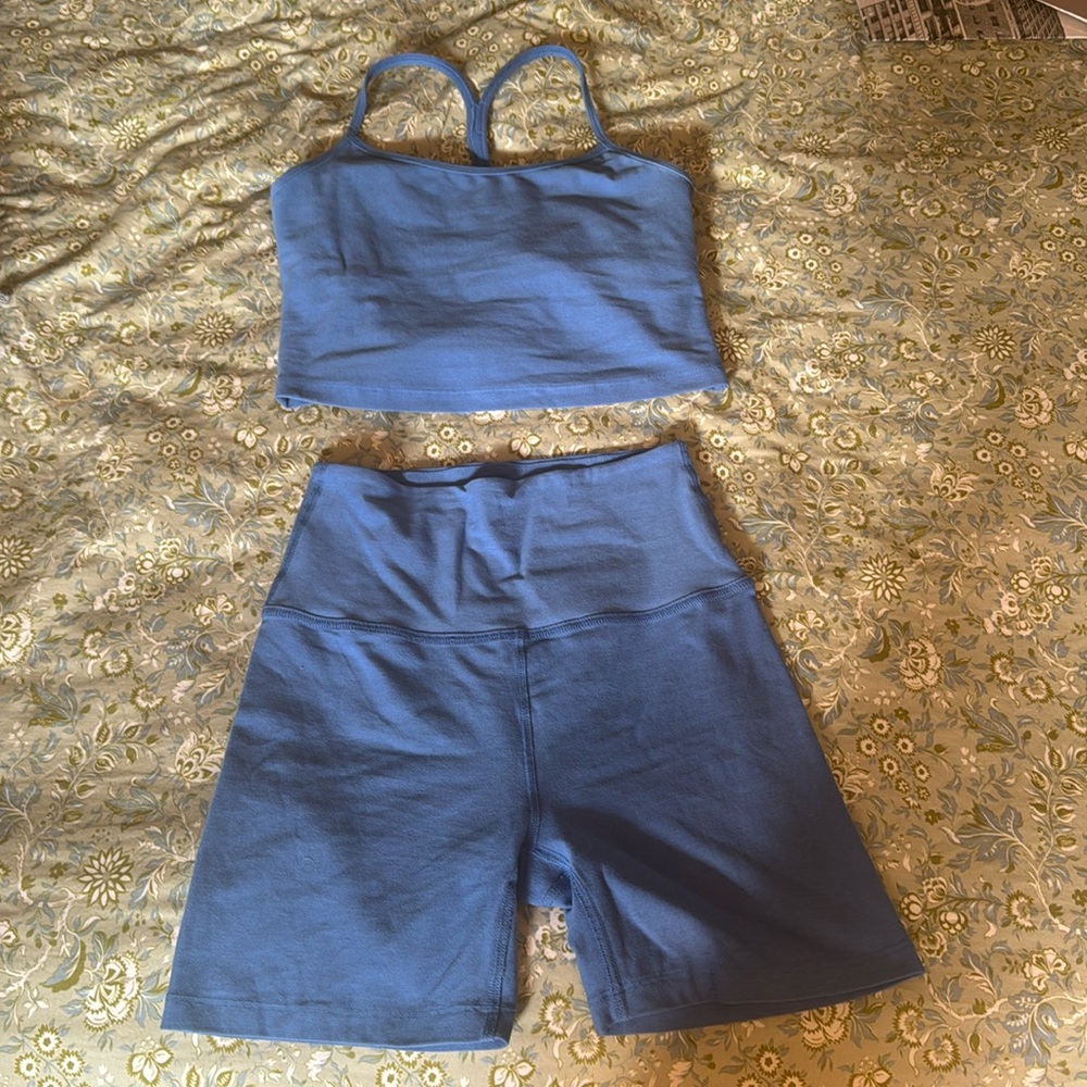 Light Blue Beyond Yoga Set